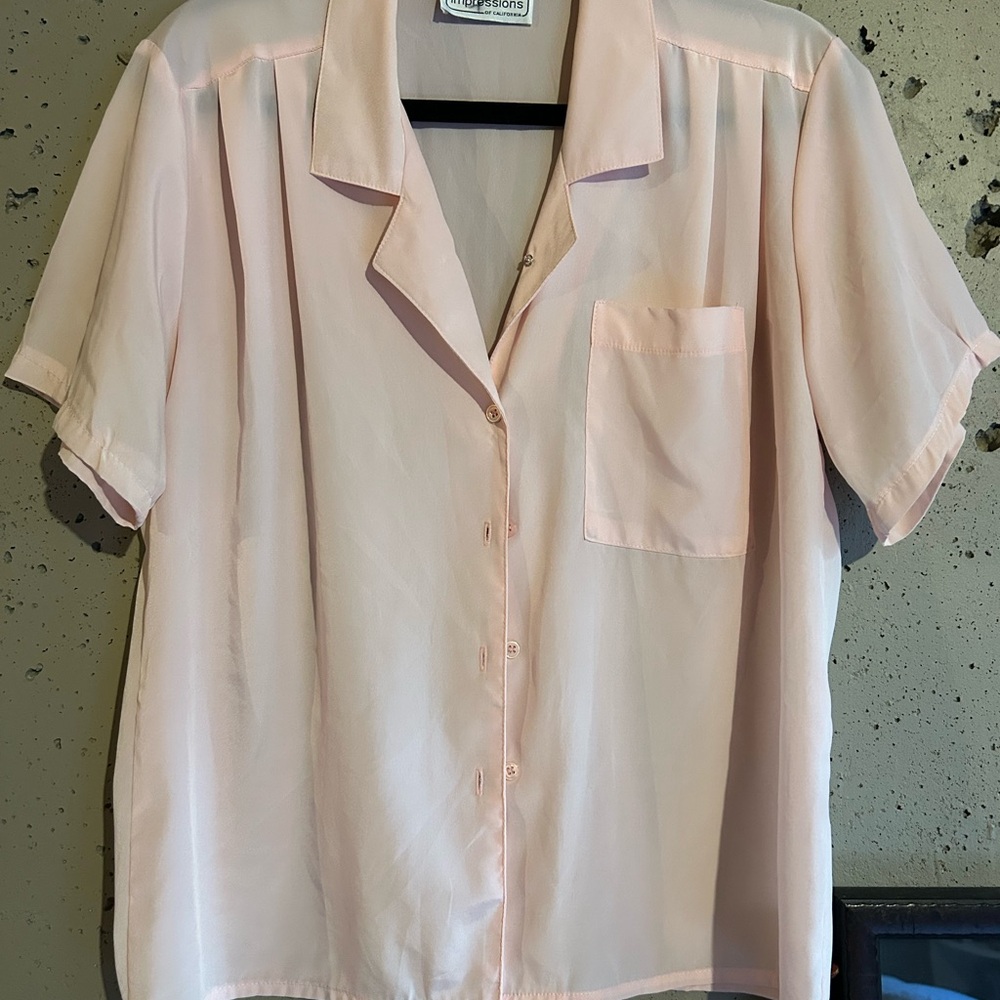Impressions of California Soft Pink Blouse